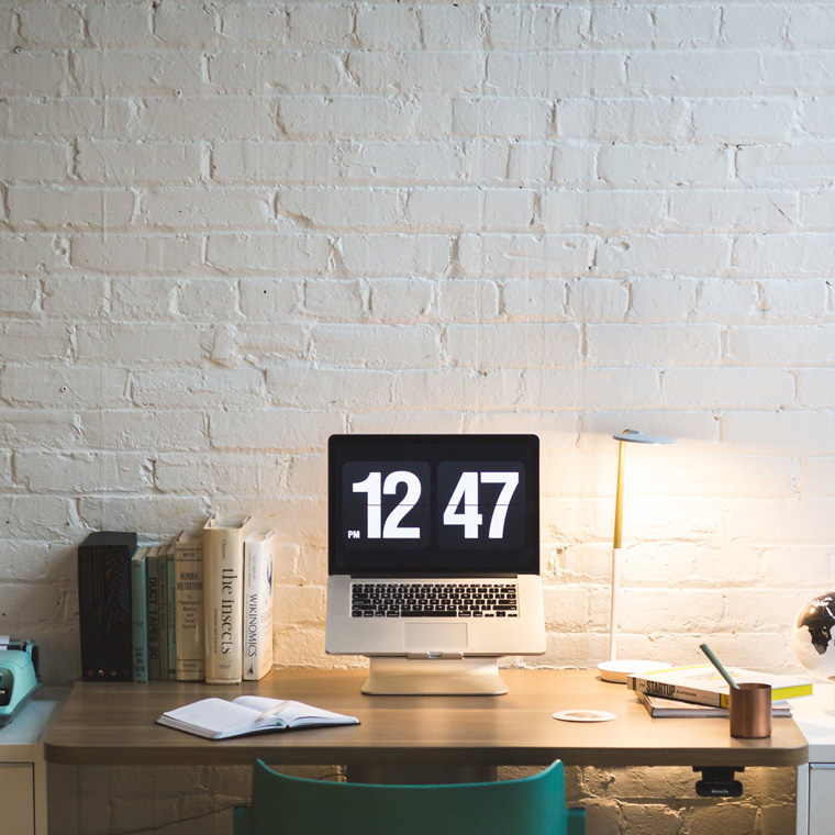 see your LED neon sign on a home office background @ne.onlight